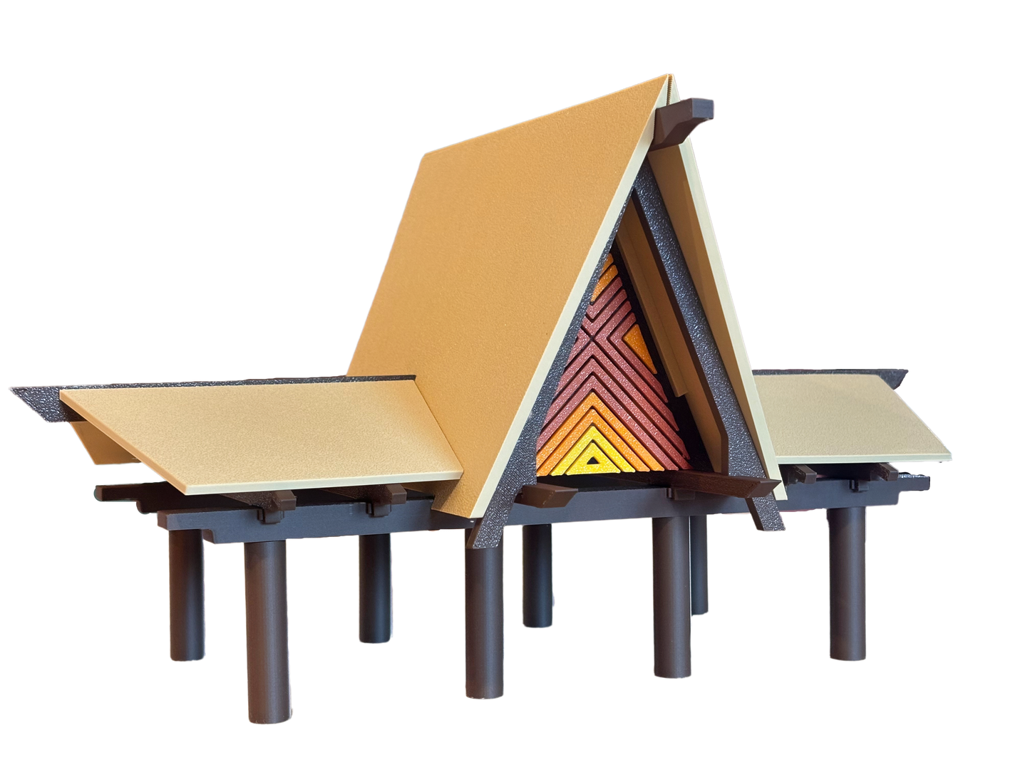 Polynesian Resort Port-Cochere Model
