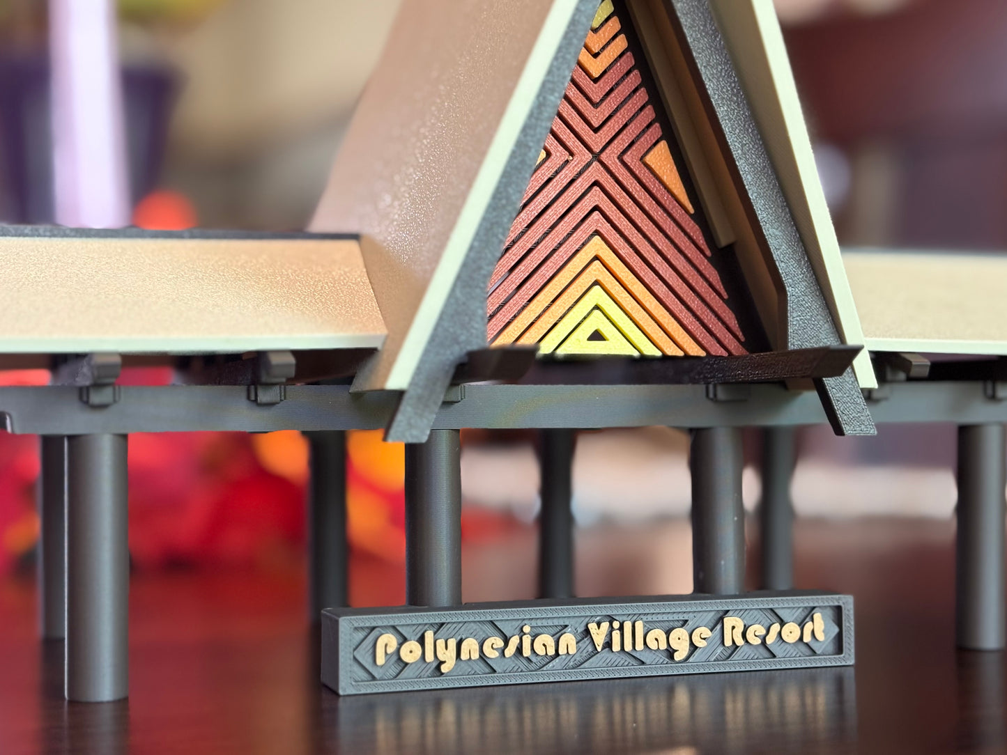 Polynesian Resort Port-Cochere Model