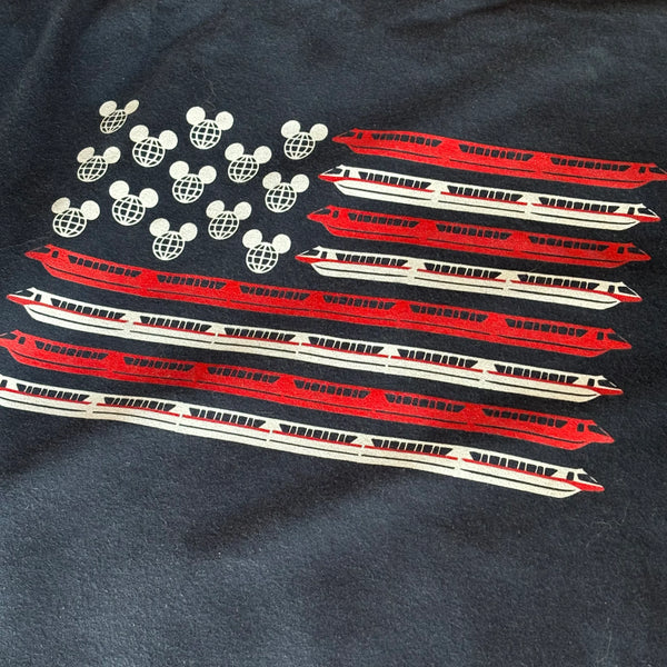Monorail USA American Flag T-Shirt