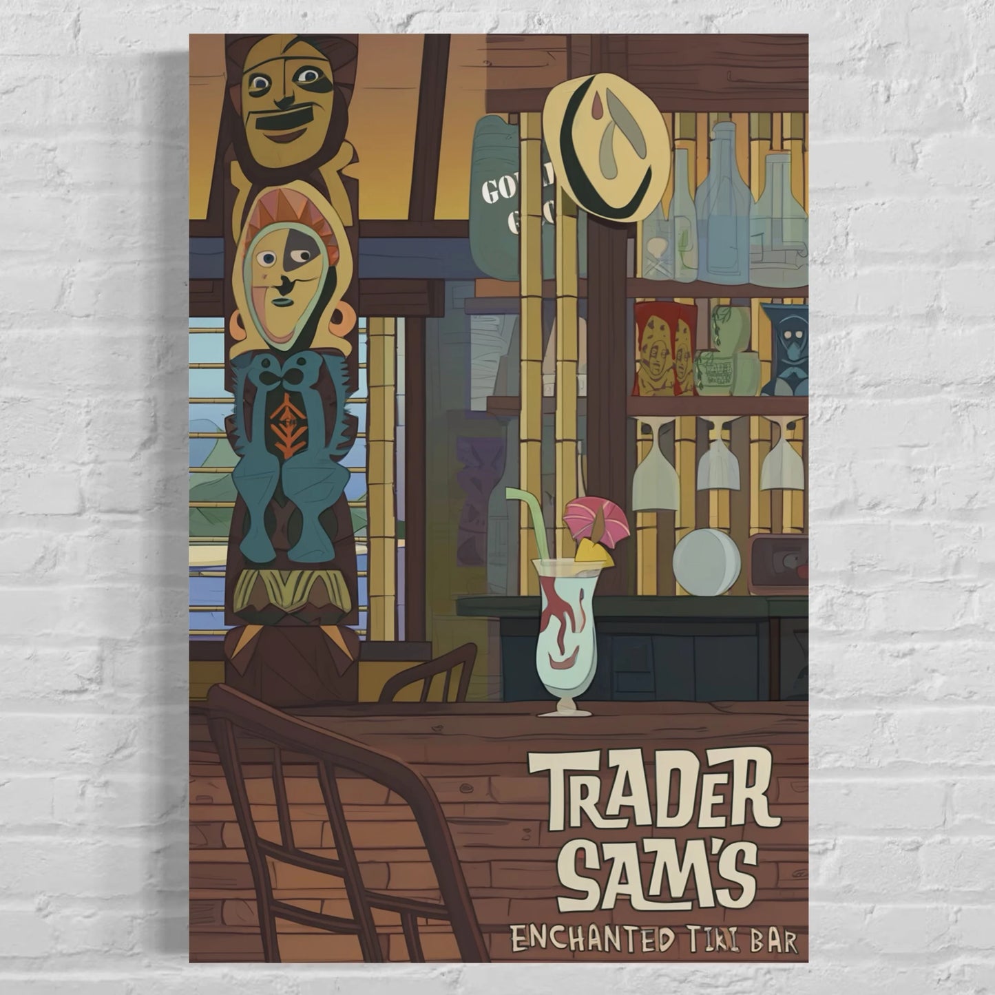 Trader Sam's Enchanted Tiki Bar Poster Art