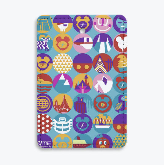 Color Collage Luggage Tag- BLUE