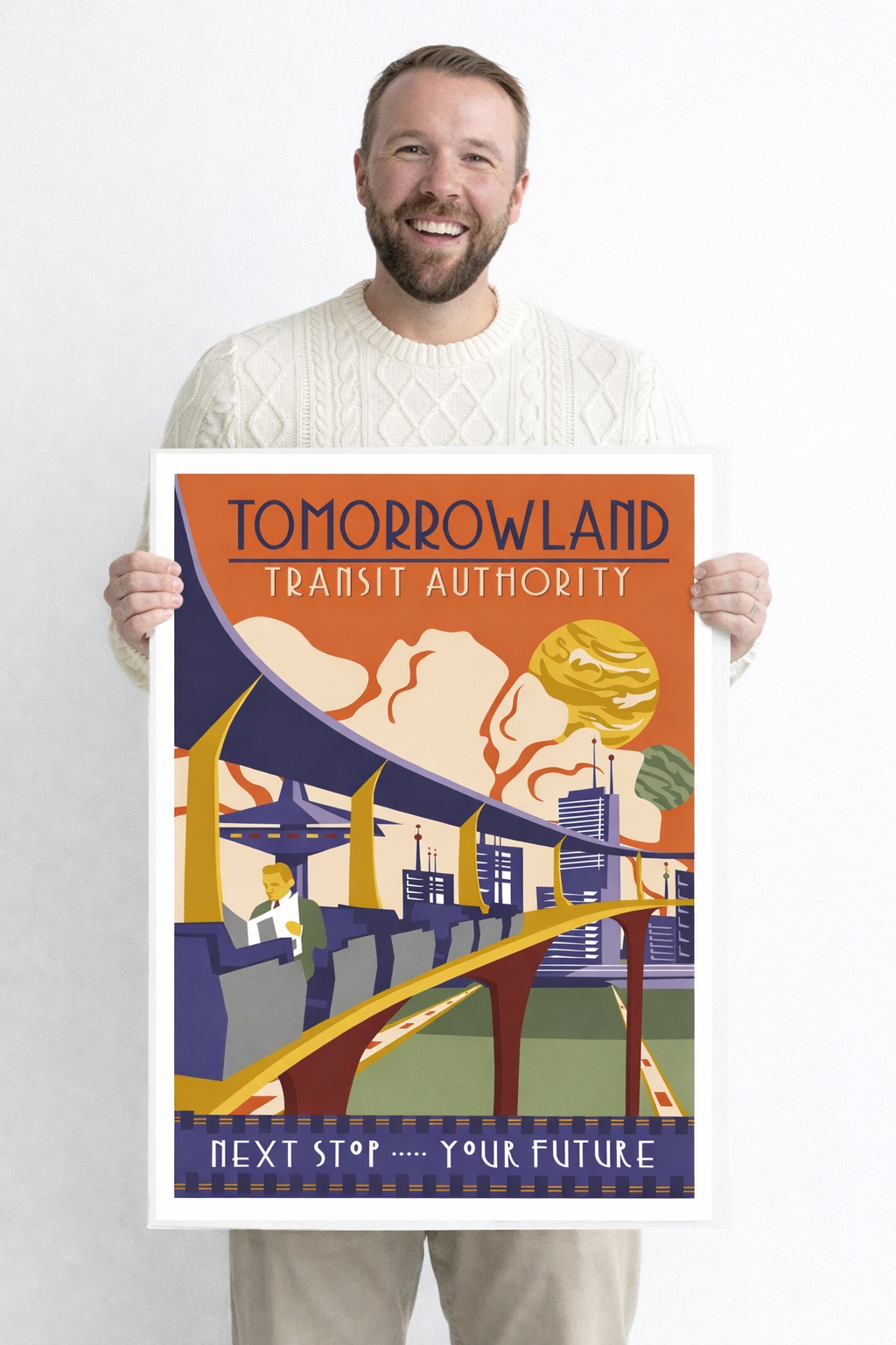 Tomorrowland Transit Authority Serigraph Print