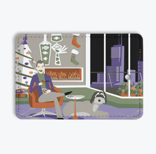 Carousel of Progress Shag Luggage Tag