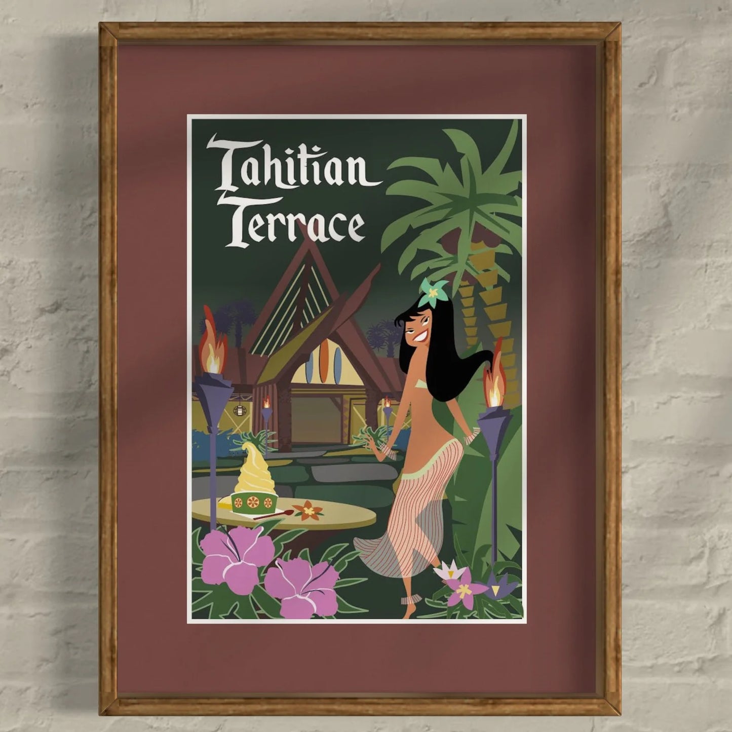 Tahitian Terrace Poster Art