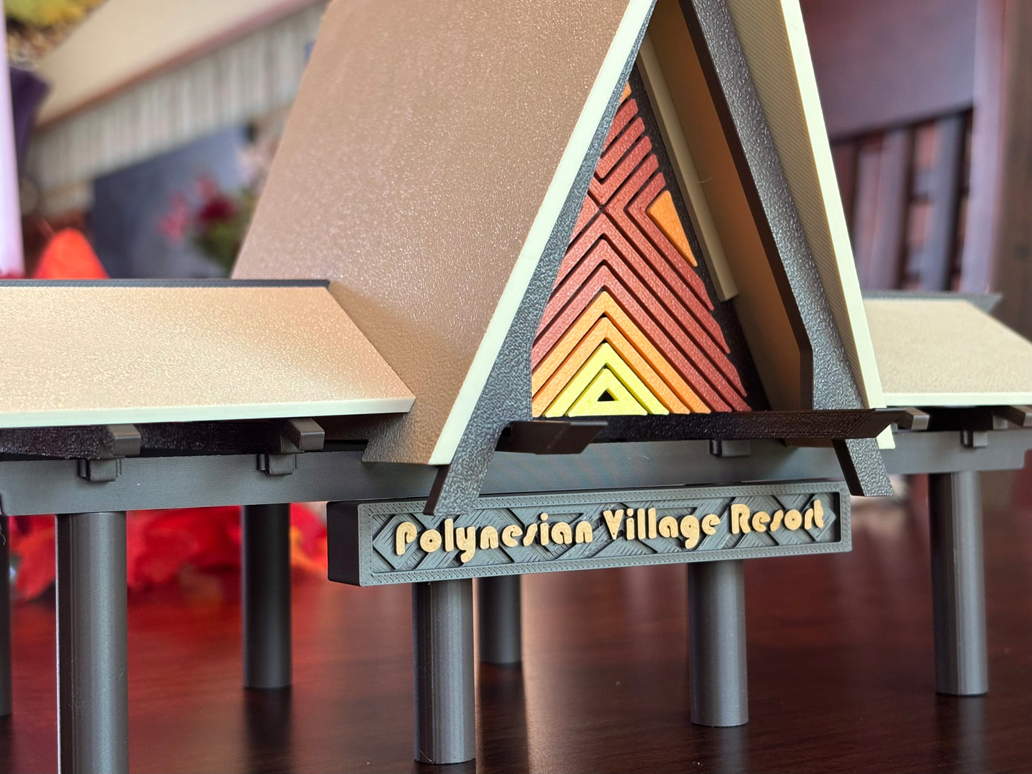 Polynesian Resort Port-Cochere Model