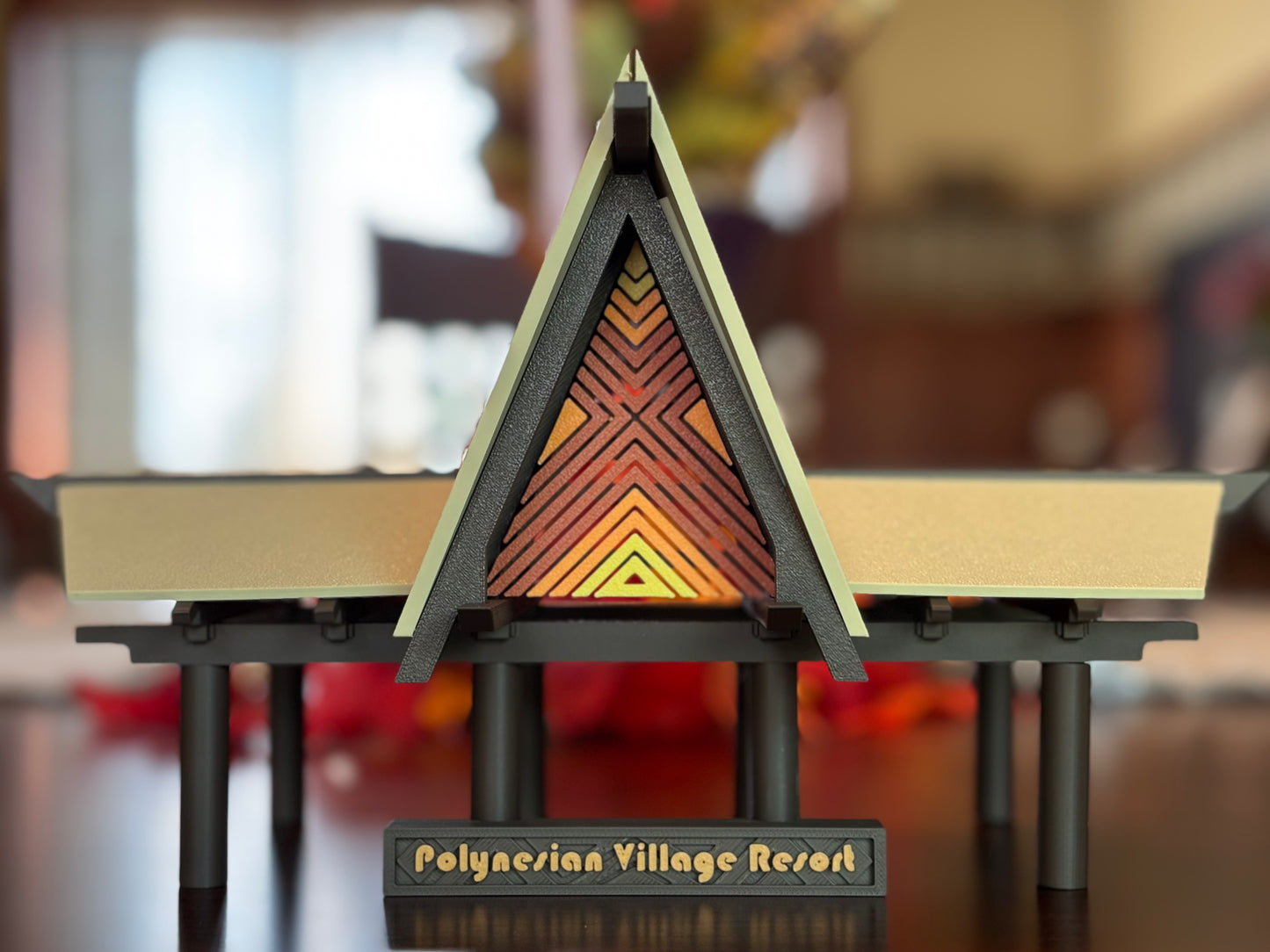 Polynesian Resort Port-Cochere Model