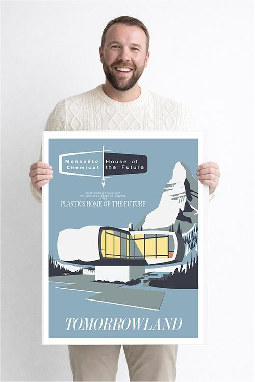 House of the Future Serigraph Print