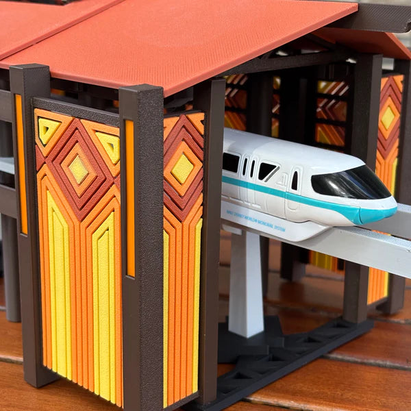 Polynesian Monorail Station: Display Model