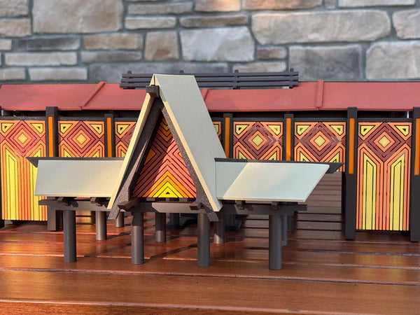 Polynesian Monorail Station: Display Model