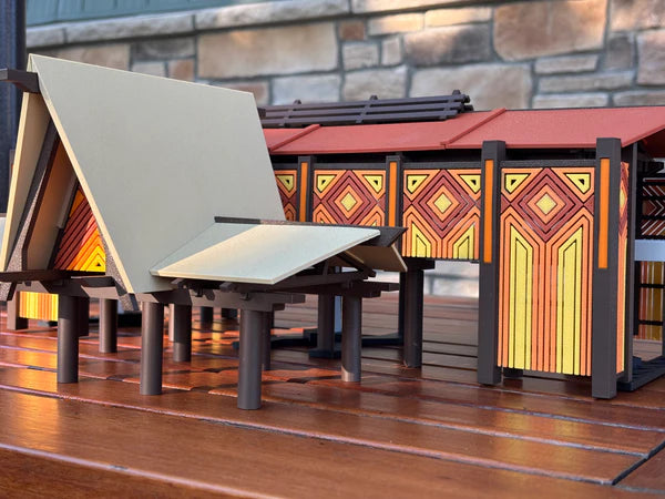 Polynesian Monorail Station: Display Model