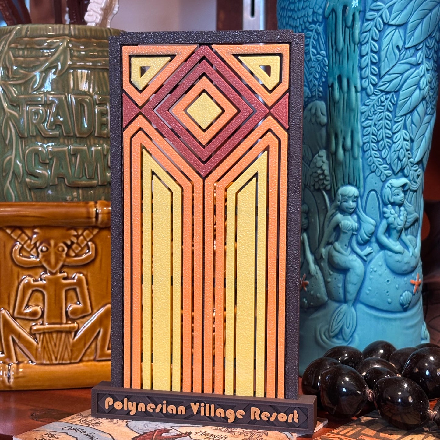 Polynesian Village Accent Screen