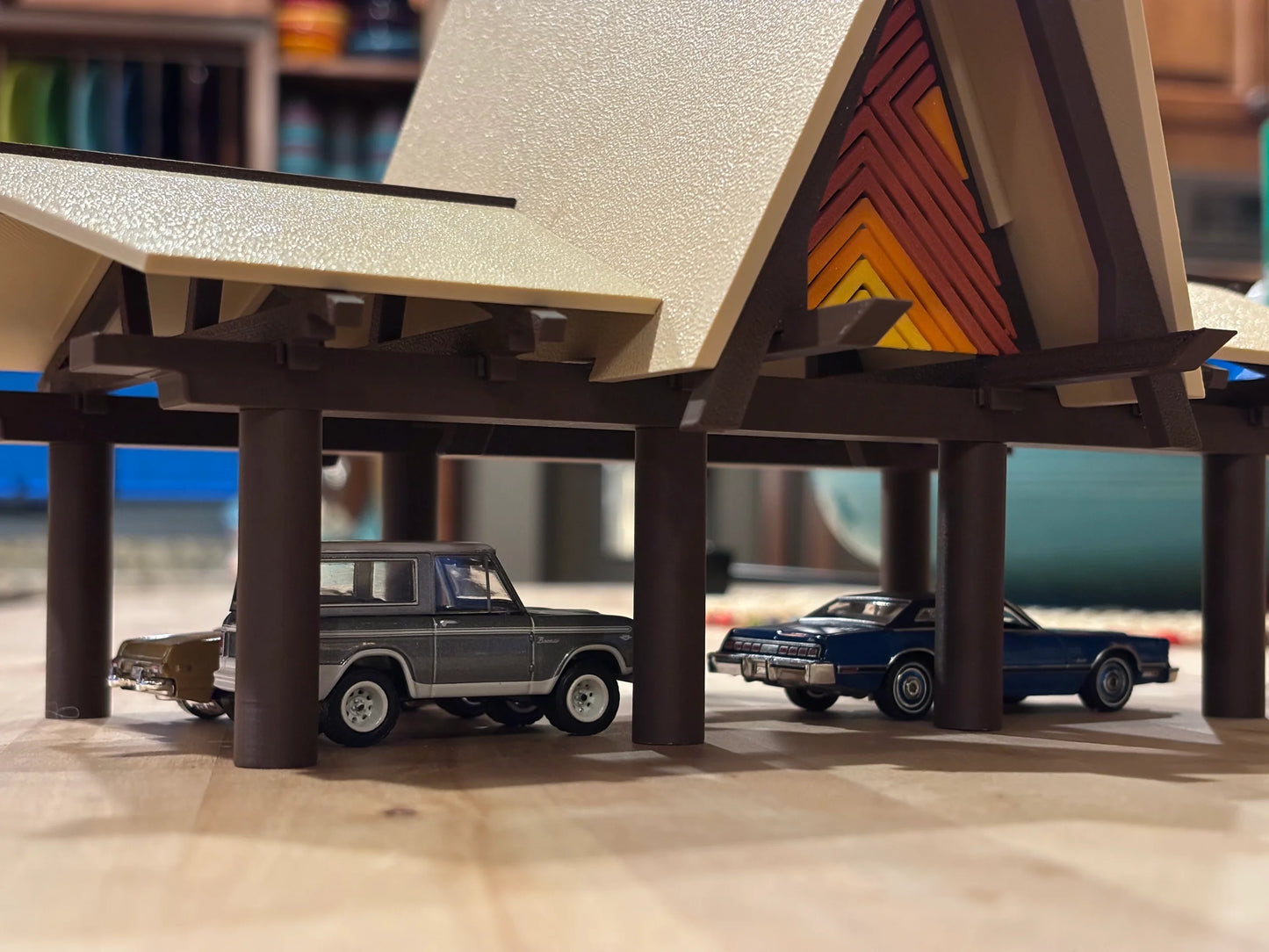 Polynesian Resort Port-Cochere Model