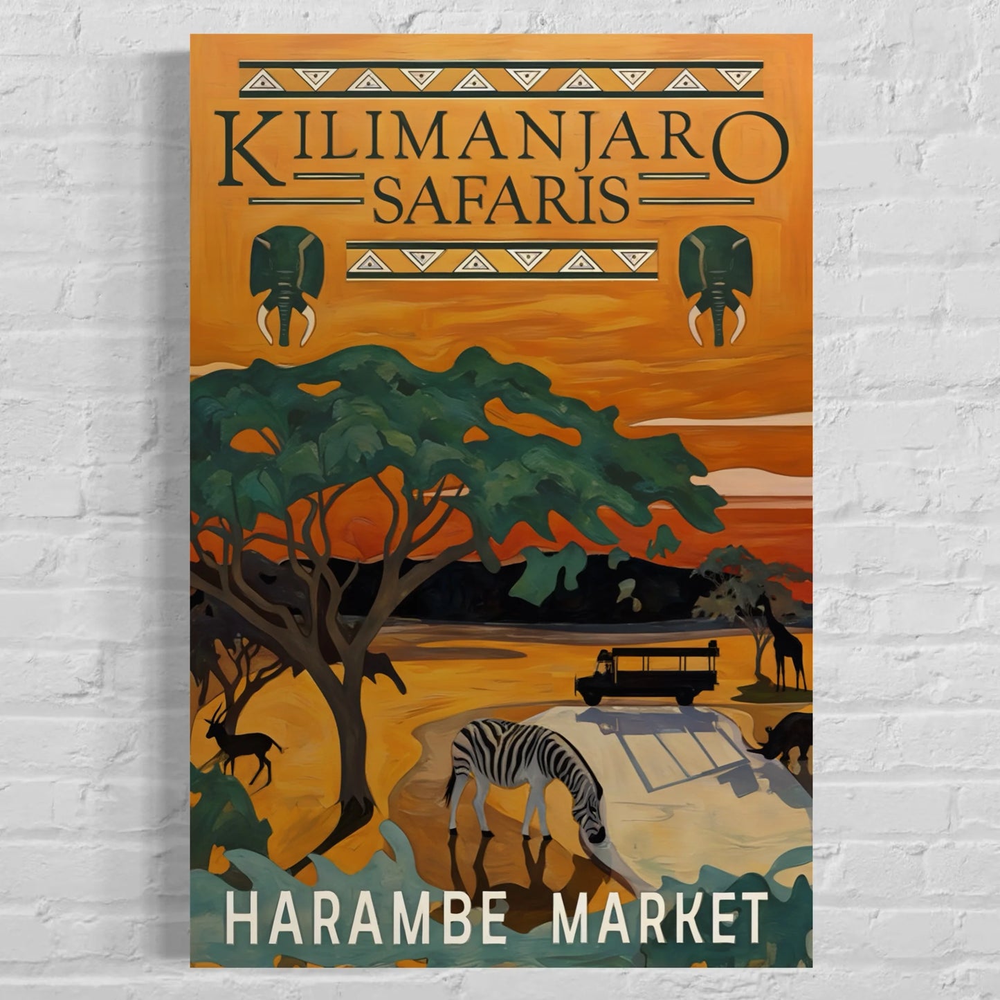 Kilimanjaro Safaris Poster Art