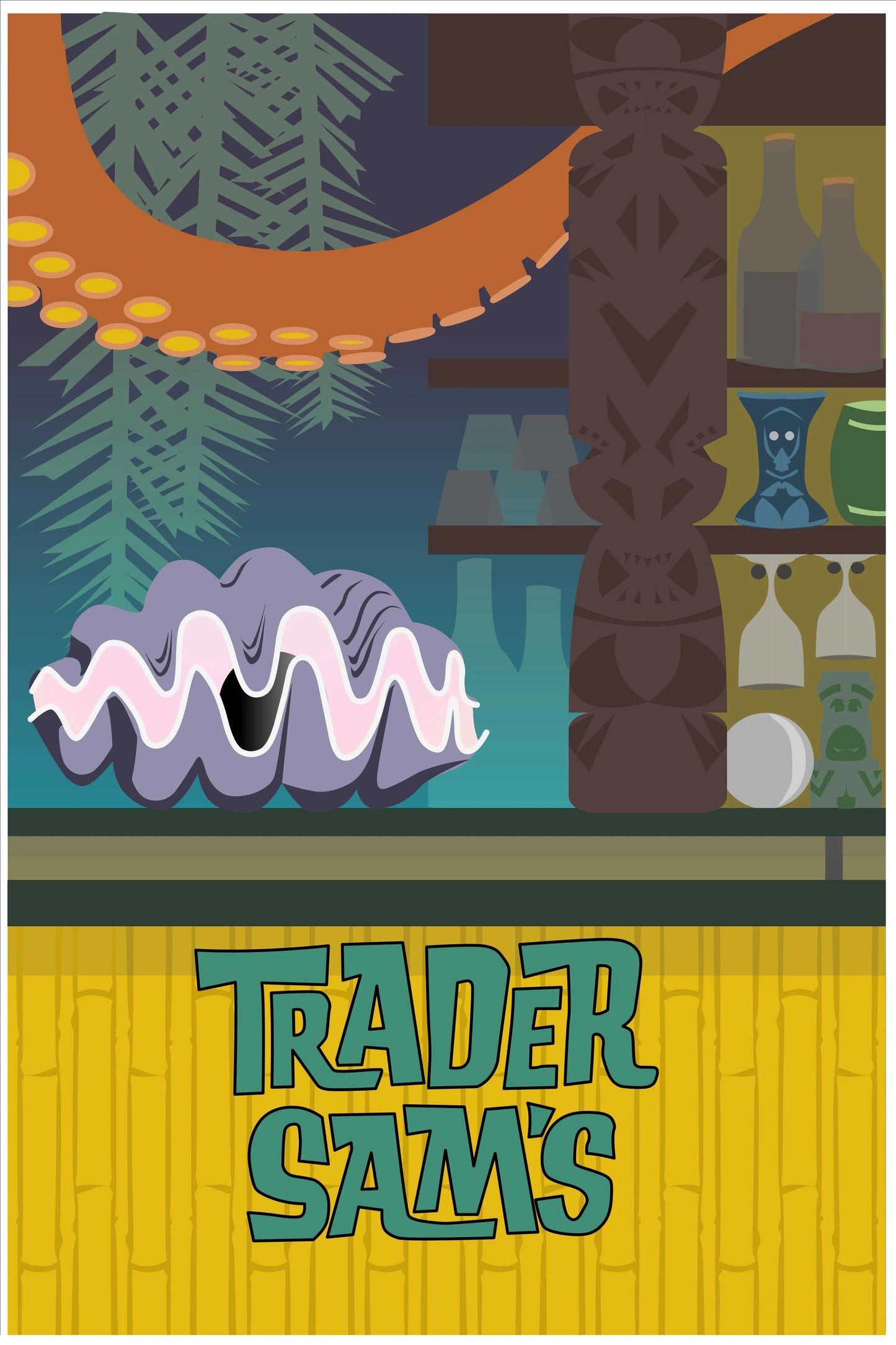 Trader Sam's Grog Grotto Luggage Tag