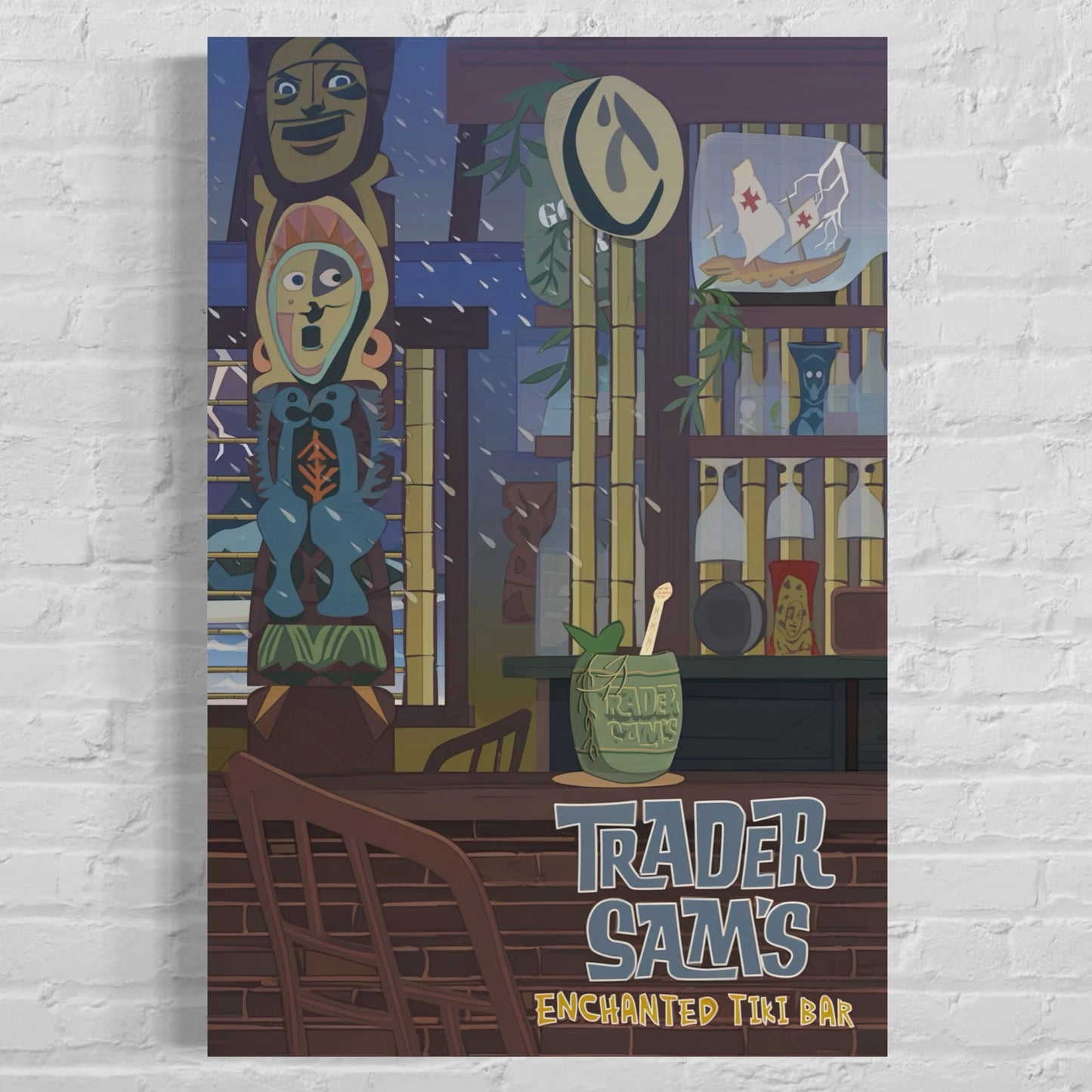 Trader Sam's Enchanted Tiki Bar Poster Art