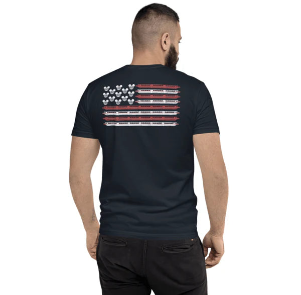 Monorail USA American Flag T-Shirt