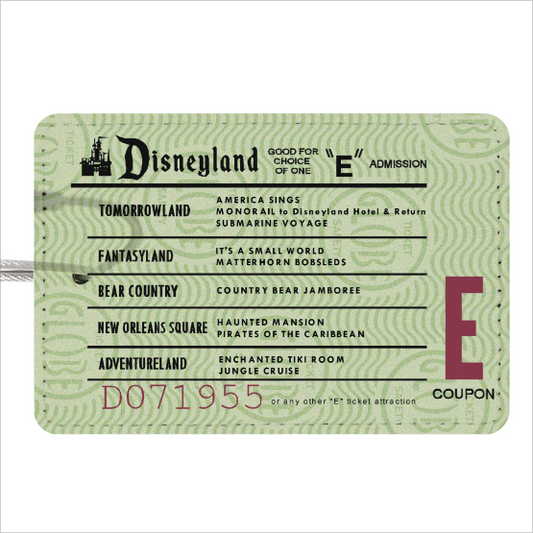 E Ticket Luggage Tags