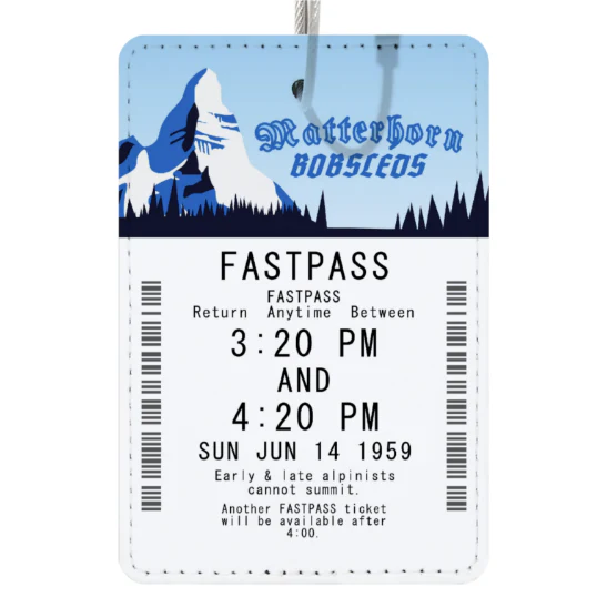 FASTPASS Luggage Tags- CUSTOMIZED!