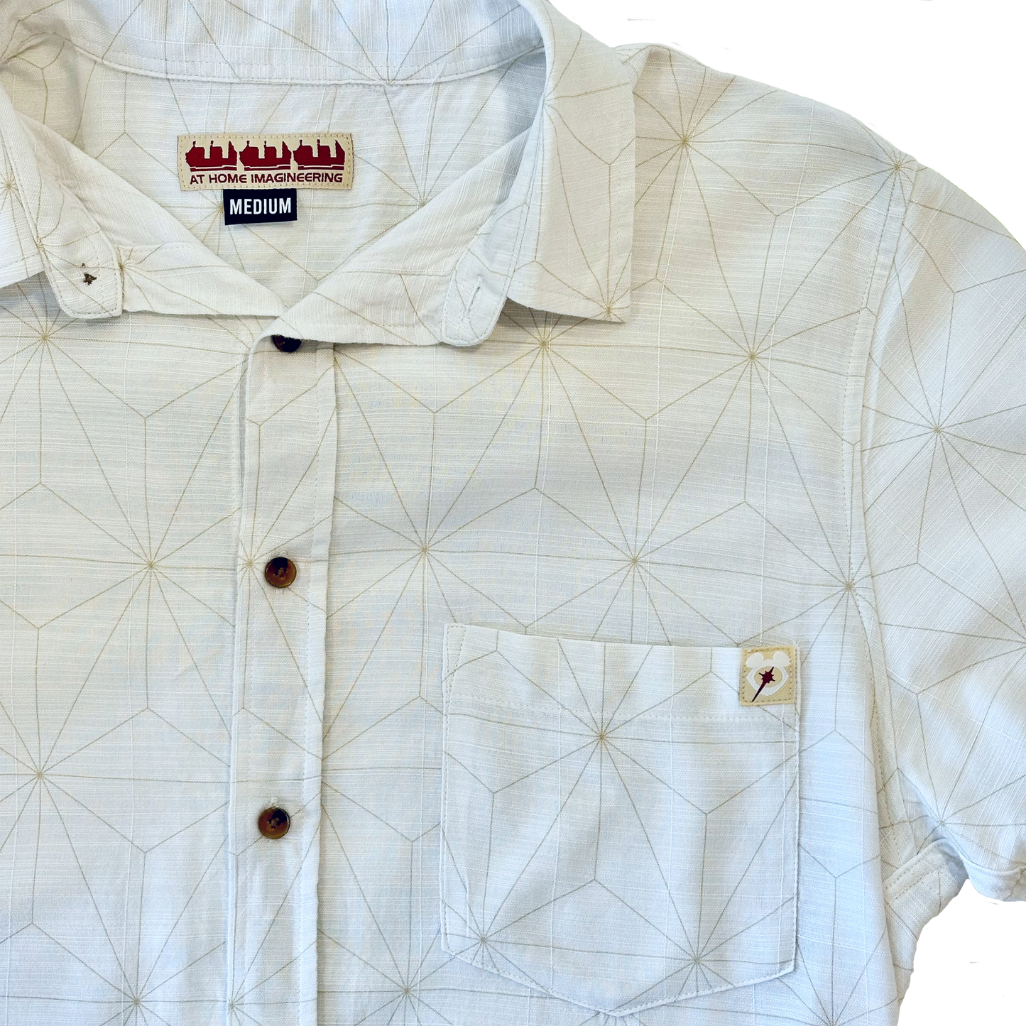 Epcot Spaceship Earth Button Up Shirt- COMING SOON