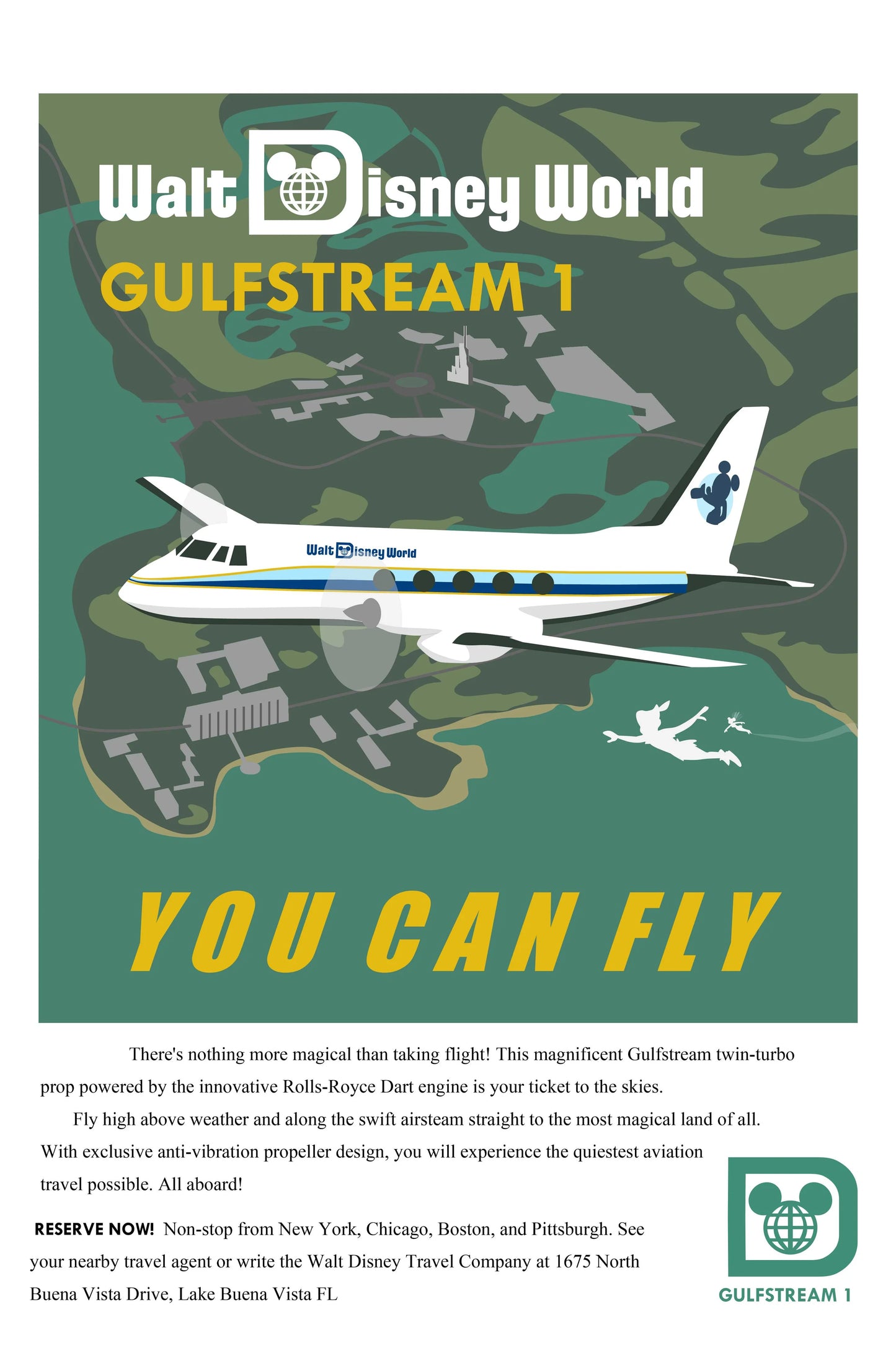Walt Disney World Gulfstream 1- The Mouse