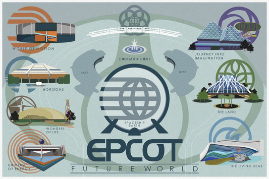 Epcot Artwork: Future World