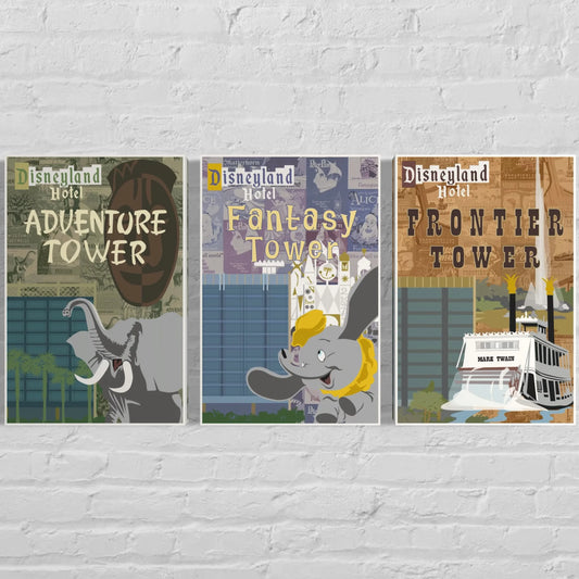 Disneyland Hotel: Towers Poster Art