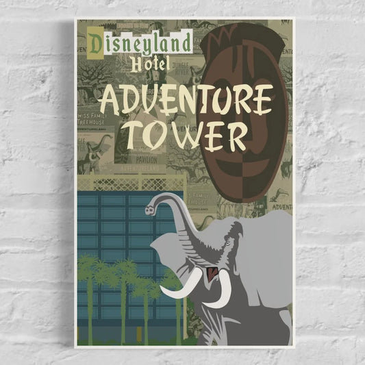 Disneyland Hotel: Towers Poster Art