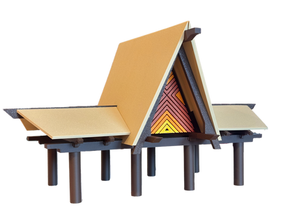 Polynesian Resort Port-Cochere Model