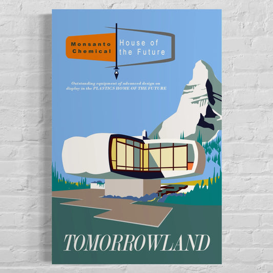 House of the Future Attraction Poster Art