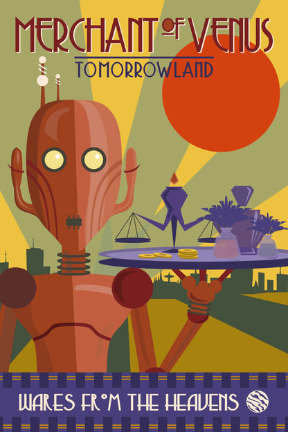 Tomorrowland Merchant of Venus Poster Art