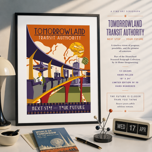 Tomorrowland Transit Authority Serigraph Print