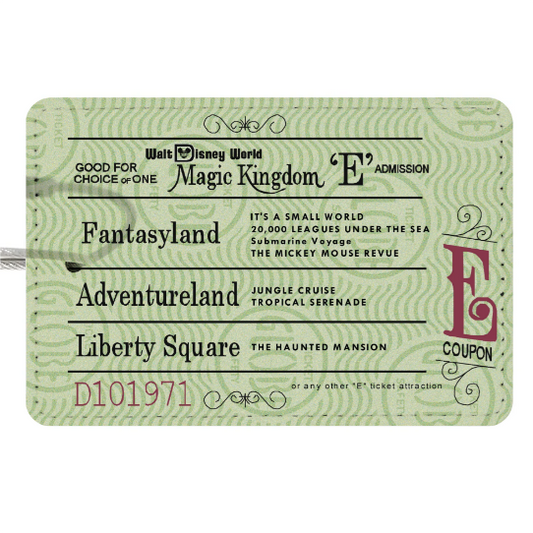 E Ticket Luggage Tags