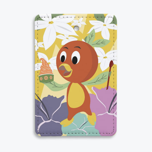 Orange Bird Luggage Tag