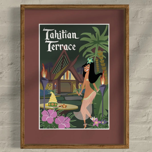 Tahitian Terrace Poster Art