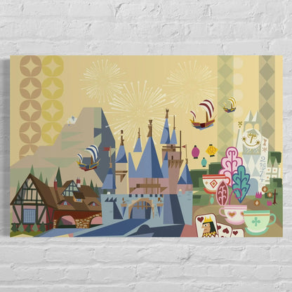 Disneyland Modern Art Posters