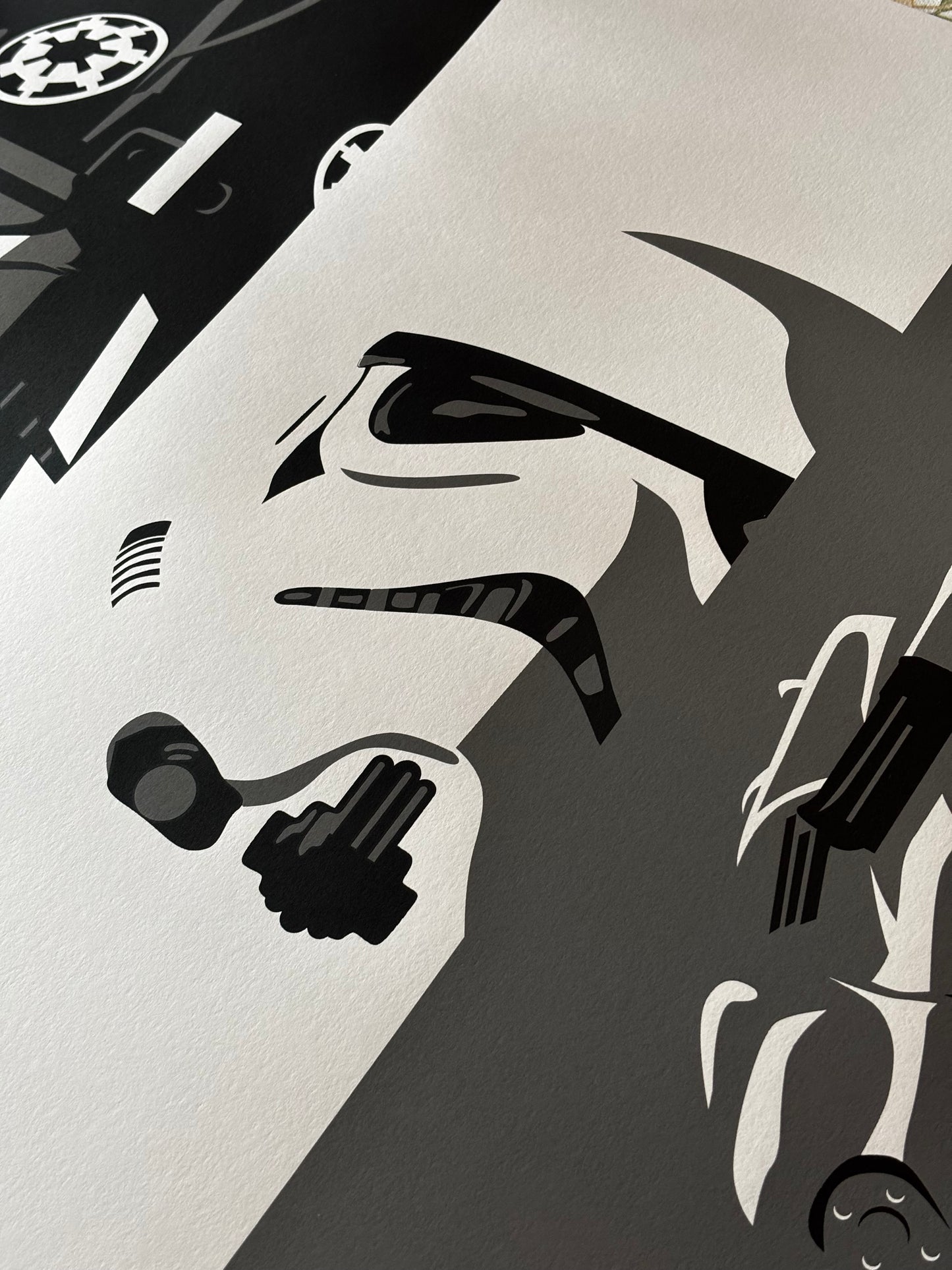 Shades of the Empire Serigraph Print