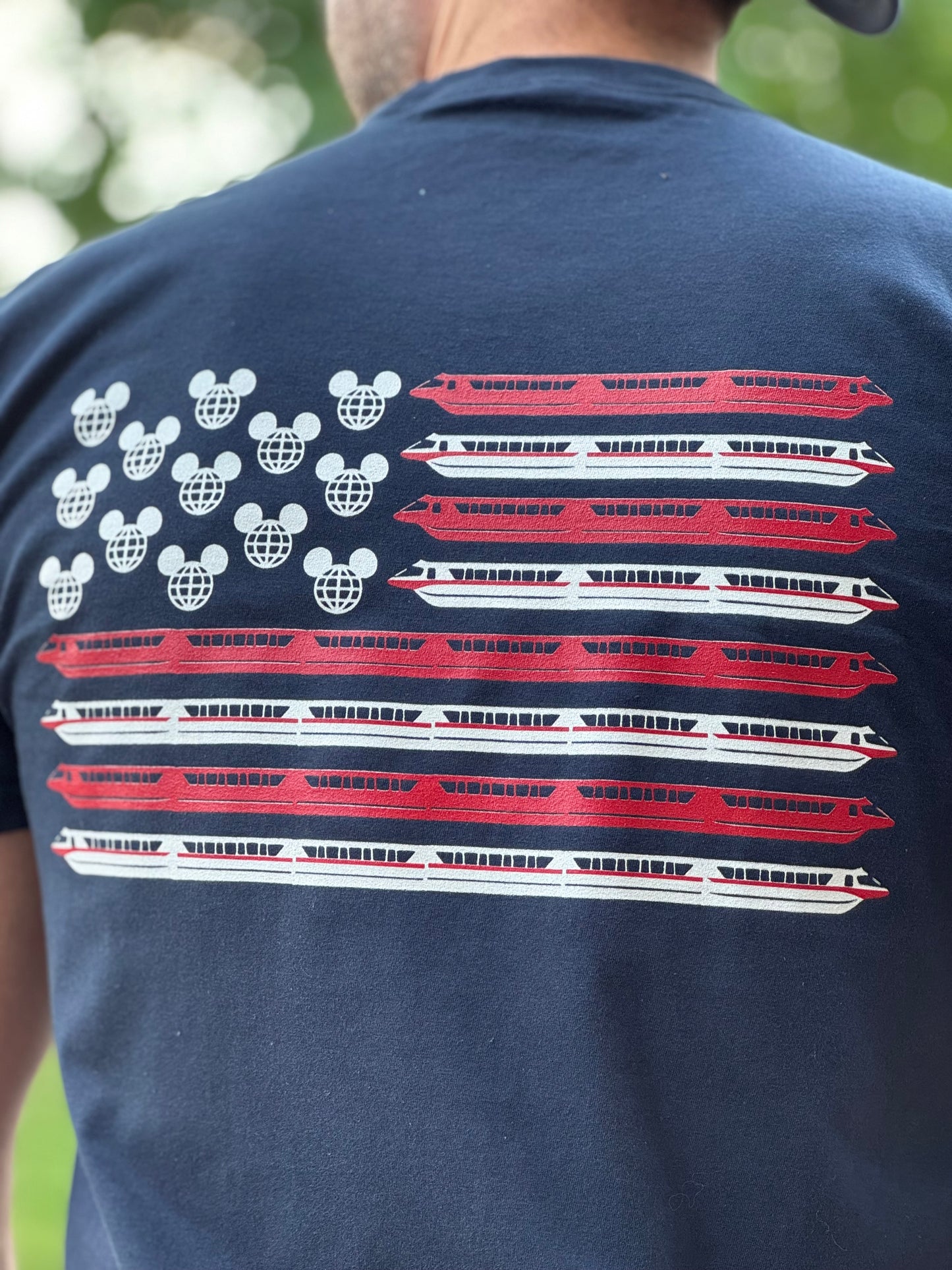 Monorail USA American Flag T-Shirt