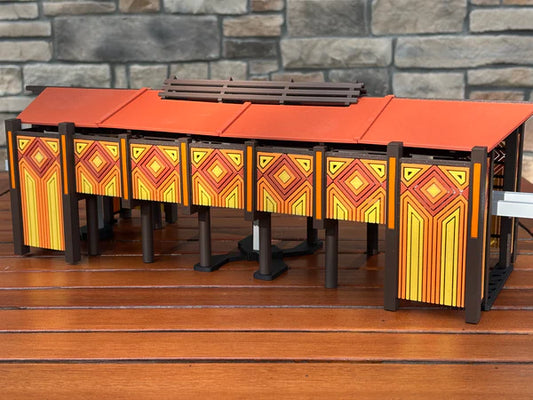 Polynesian Monorail Station: Display Model