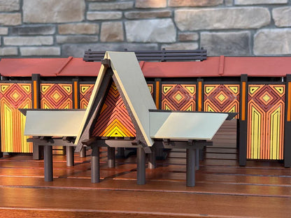 Polynesian Monorail Station: Display Model
