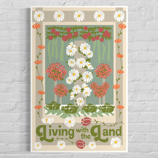 Living with the Land Poster Art