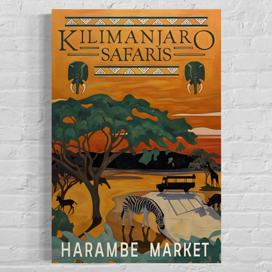 Kilimanjaro Safaris Poster Art