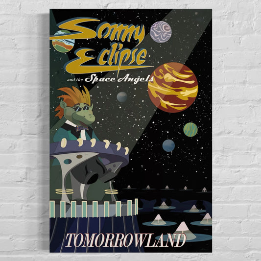 Sonny Eclipse Cosmic Rays Starlight Cafe Poster Art
