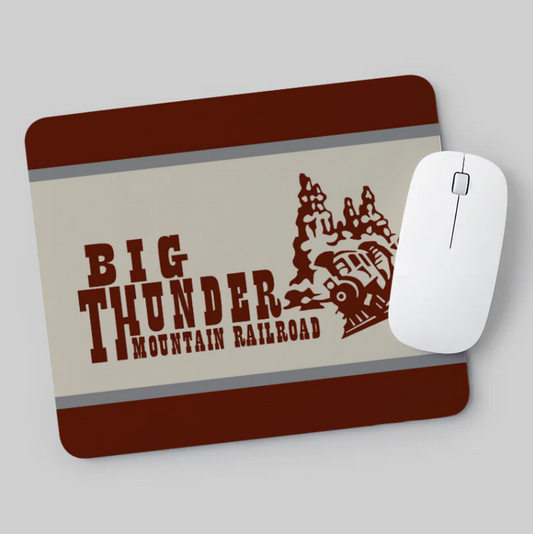 Big Thunder Mountain Railroad Mouse Pad