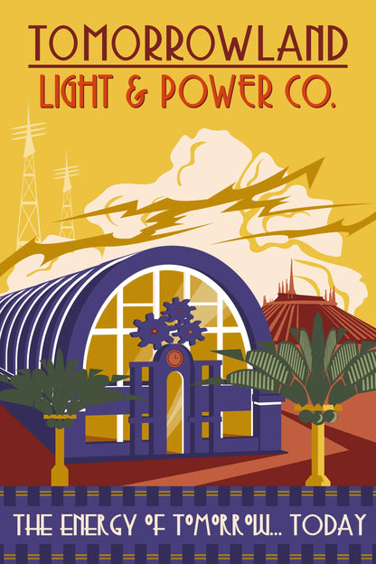 Tomorrowland Light & Power Poster Art